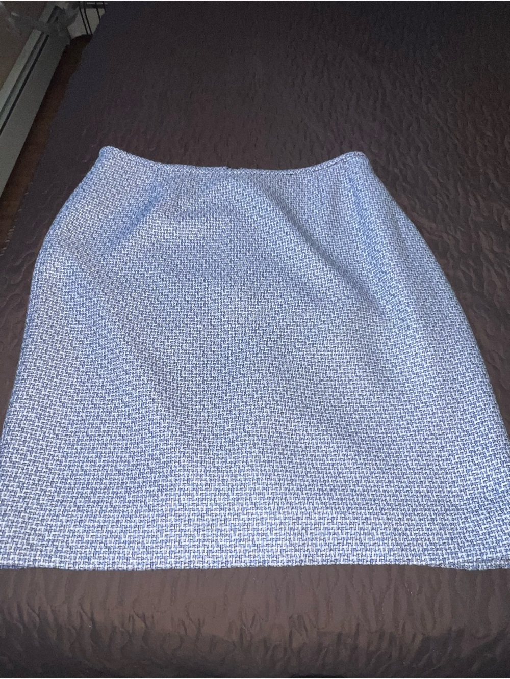 Le Suit Blue and Black Tweed Blazer with Black Trim - Picture 4 of 5